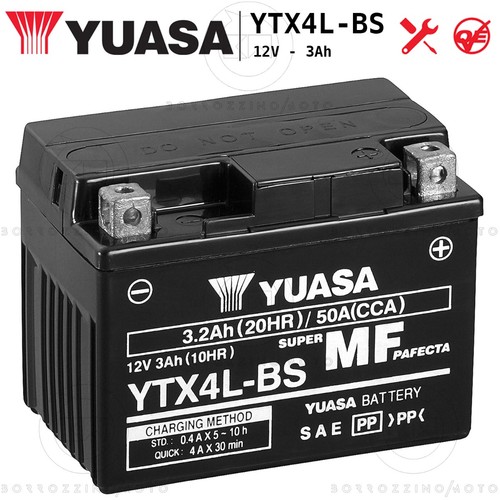Batteria yuasa ytx4l - batteria, ytx4l-bs